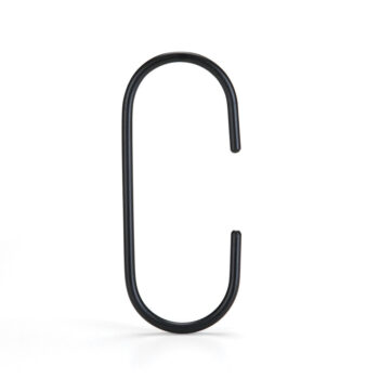 Kit Ganchos Preto Multiuso Arthi 3 Peças