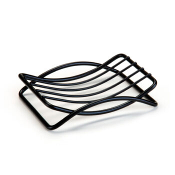 Saboneteira Aço Preto Arthi