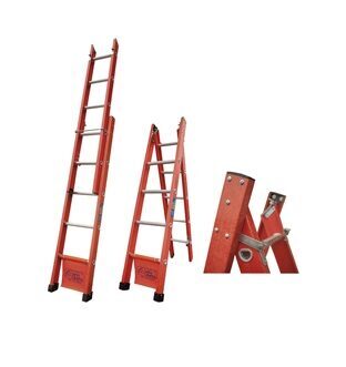 Escada Fibra Extensiva 14 Degraus 4,20X7,20