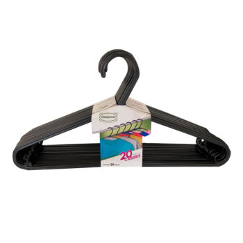 Cabide de Plástico para Roupa Das'Plast 20 unidades