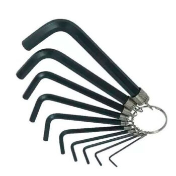 Kit Chave Allen de 1,5mm a 10mm 10 Peças Sparta