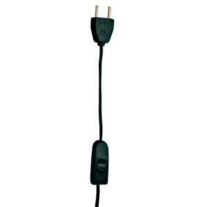 Cordão de Força Com Interruptor Preto Fc Fios 2m