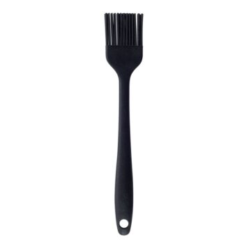 Pincel de Silicone Preto Oikos 20,6cm