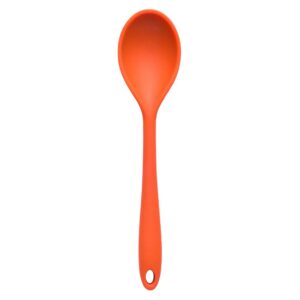 Colher de Arroz Laranja em Silicone Oikos 27,2cm