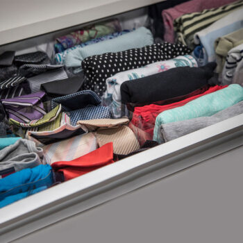 Organizador de Gaveta Colmeia Transparente 12 Divisórias Praticita 15x40cm