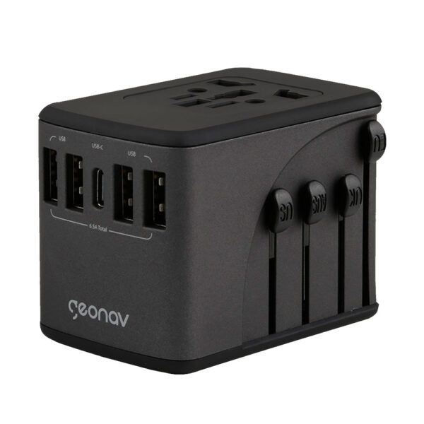 Adaptador de Tomada Universal com 4 USB Geonav - Imagem 3