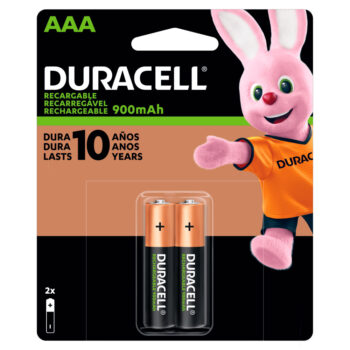 Pilha Recarregável AAA Duracell 2 Unidades