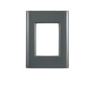 PLACA 4X2 3 POSTOS GRAFITE LIZ