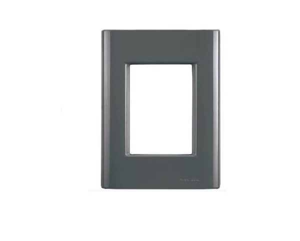 PLACA 4X2 3 POSTOS GRAFITE LIZ
