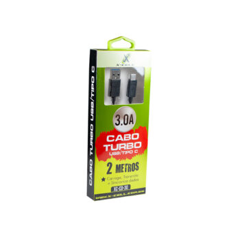 Cabo USB Tipo C Turbo Power 3.0A X-Cell 2m