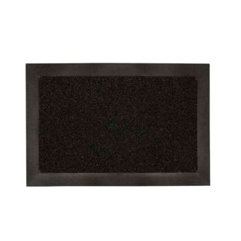 Tapete Sanitizante de Vinil 38x58cm Preto Kapazi