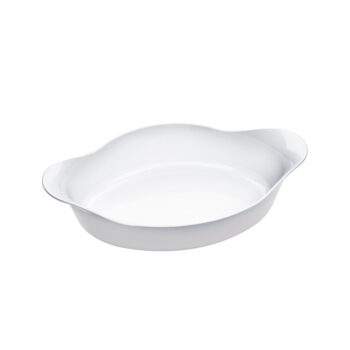 Assadeira de Vidro Oval Opaline Marinex 1L