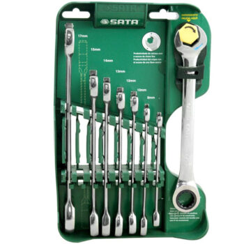 Jogo Chave Combinada Catraca 8A19Mm Sata
