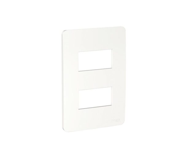 Placa Orion 4X2 Duas Tomadas Branca Schneider