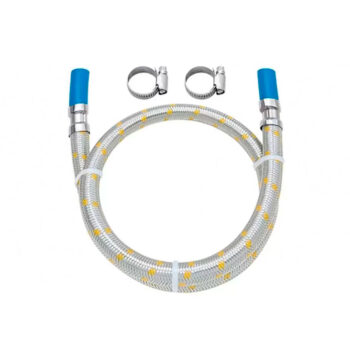 Engate Flexível em Inox para Gás com Espigão Blukit 1,20m