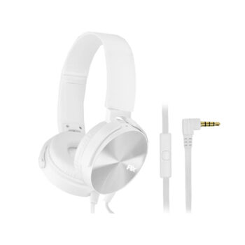 Fone de Ouvido Headphone com Microfone Branco Pix 1,2m