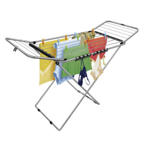 Varal Chão Aço 123 X 88 X 56Cm Preto Secalux