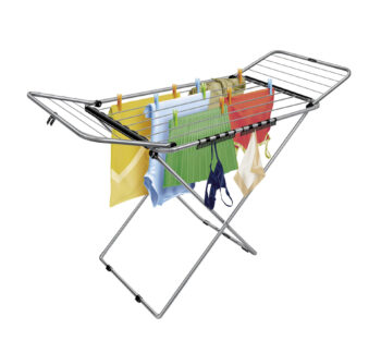 Varal Chão Aço 123 X 88 X 56Cm Preto Secalux