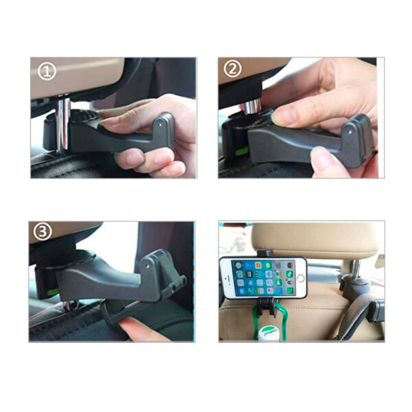 Suporte de Celular Veicular com Gancho Made Basics - Imagem 3