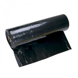 Lona Plástica 100 Micras 1X4M Preta Lonax