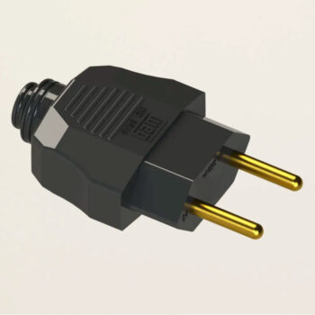 Plugue Macho para Extensão 2P Preto Weg 10A