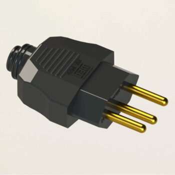 Plugue Macho para Extensão 2P+T Preto Weg 10A