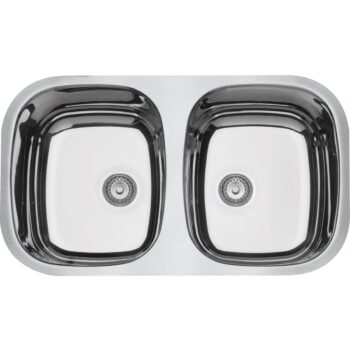 Cuba Em Inox Polido Dupla 77X45Cm S/ Válvula Tramontina