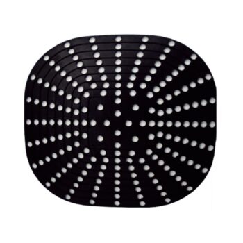 Protetor de Fritadeira Elétrica Quadrado em Silicone Preto Multiflex