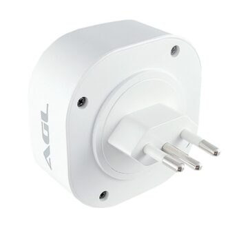Adaptador 2P+T 10A Wi-Fi AGL