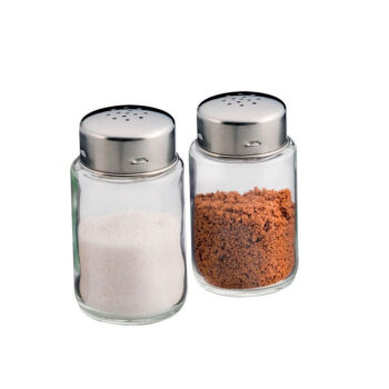 Saleiro/Pimenteiro de Vidro Euro Home 120ml