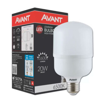 Lâmpada Led Alta Potência 20W Bivolt 6.5K Avant