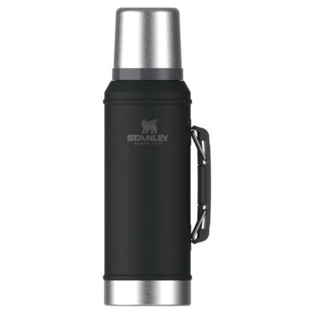 Garrafa Térmica em Aço Inox Preta Stanley 940ml