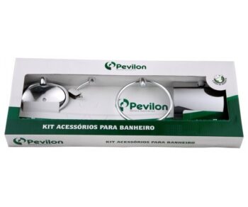 Acessorio P/Banheiro 5 Peças Turim Pevilon