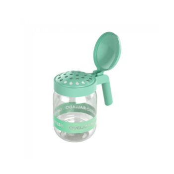 Porta Queijo Ralado de Plástico Verde Plasútil 450ml
