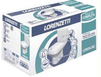 Kit Bacia C/Caixa Acoplada Like Bc Lor