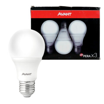 Lâmpada Pera Led 15W Branca Bivolt E27 Avant 3 Unidades