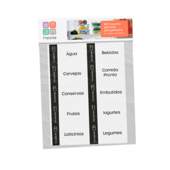 Etiqueta Adesiva para Geladeira 20 Unidades Praticità