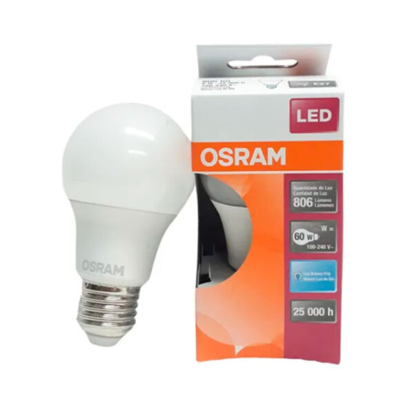Lâmpada de Led Bulbo Branca 9W E27 G8 Bivolt Osram - Imagem 2