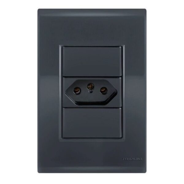 TOMADA 2P+T 20A 250V GRAFITE