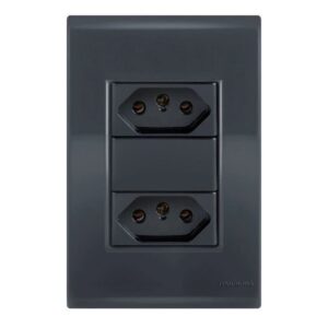 TOMADA LIZ 2P+T 2TO 20A 250V GRAFITE