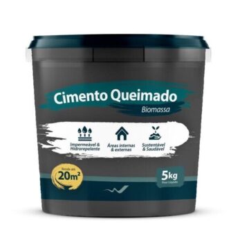 CIMENTO QUEIMADO HEMATITA 5KG BIOMASSA