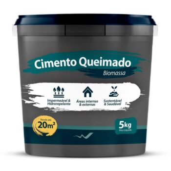 CIMENTO QUEIMADO OBSIDIANA 5KG BIOMASSA