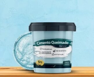 CIMENTO QUEIMADO BABY BLUE 5KG BIOMASSA