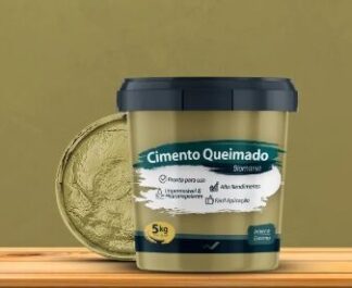 CIMENTO QUEIMADO OURO ENVEL. 5KG BIOMASSA