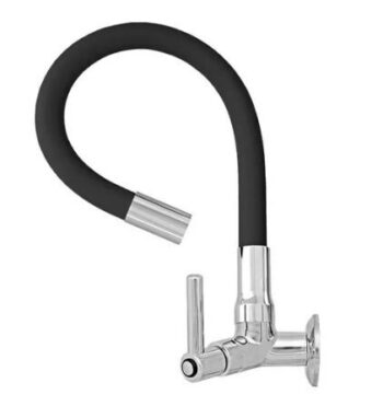 Torneira Cozinha parede Flex Preta Marchezan