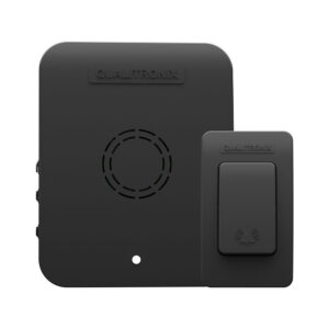 Campainha S/ Fio Bivolt Preta Qualitronix