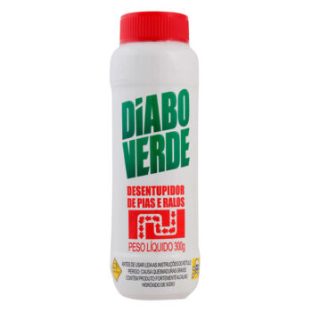 Desentupidor para Pias e Ralos Diabo Verde 300g