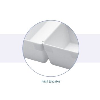 Organizador de Gaveta Branco 7 Peças Purimax