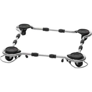 Suporte com Rodas Giratório Cromado para Fogão/Geladeira Itatiba