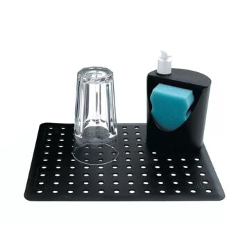 Protetor de Pia em Plástico Preto Coza